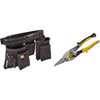 STANLEY STST1-80113 - Delantal portaherramientas + FATMAX 2-14-563- Tijera de corte recto